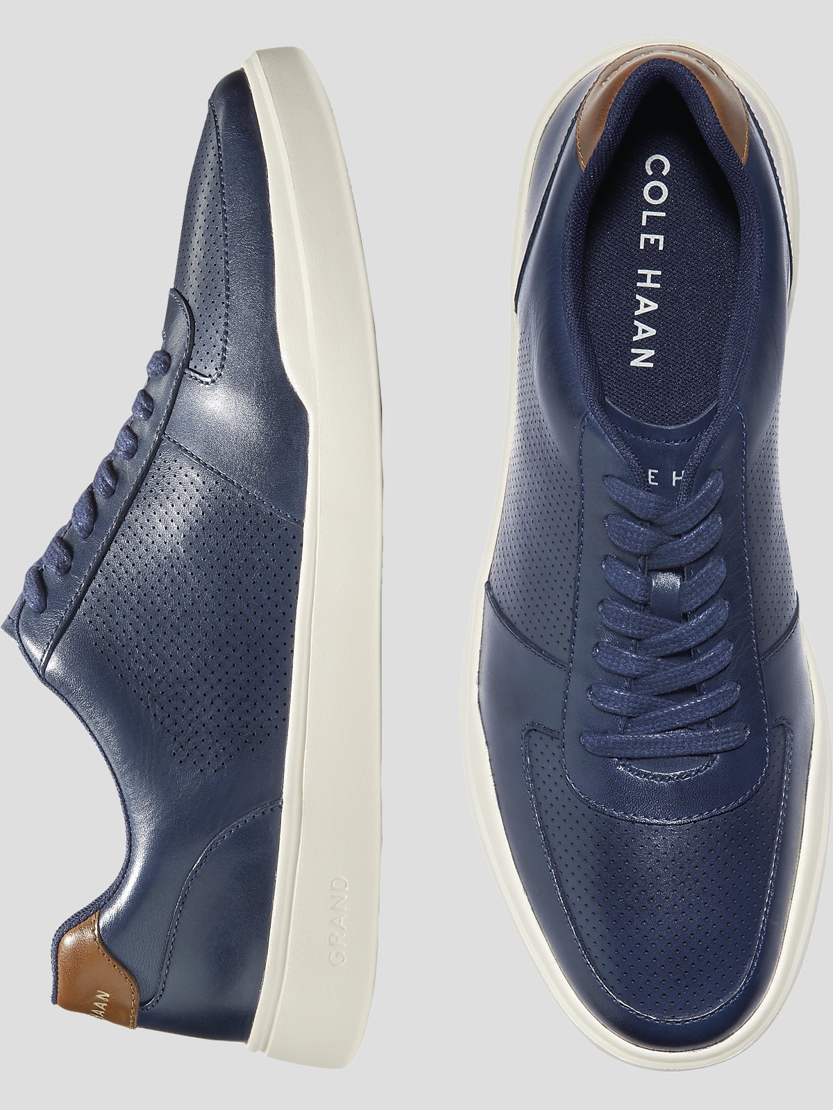 Cole Haan Grand Crosscourt Leather Sneaker Sneakers Men s Wearhouse