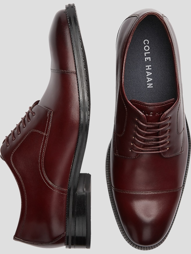 Men's dress store shoes burgundy