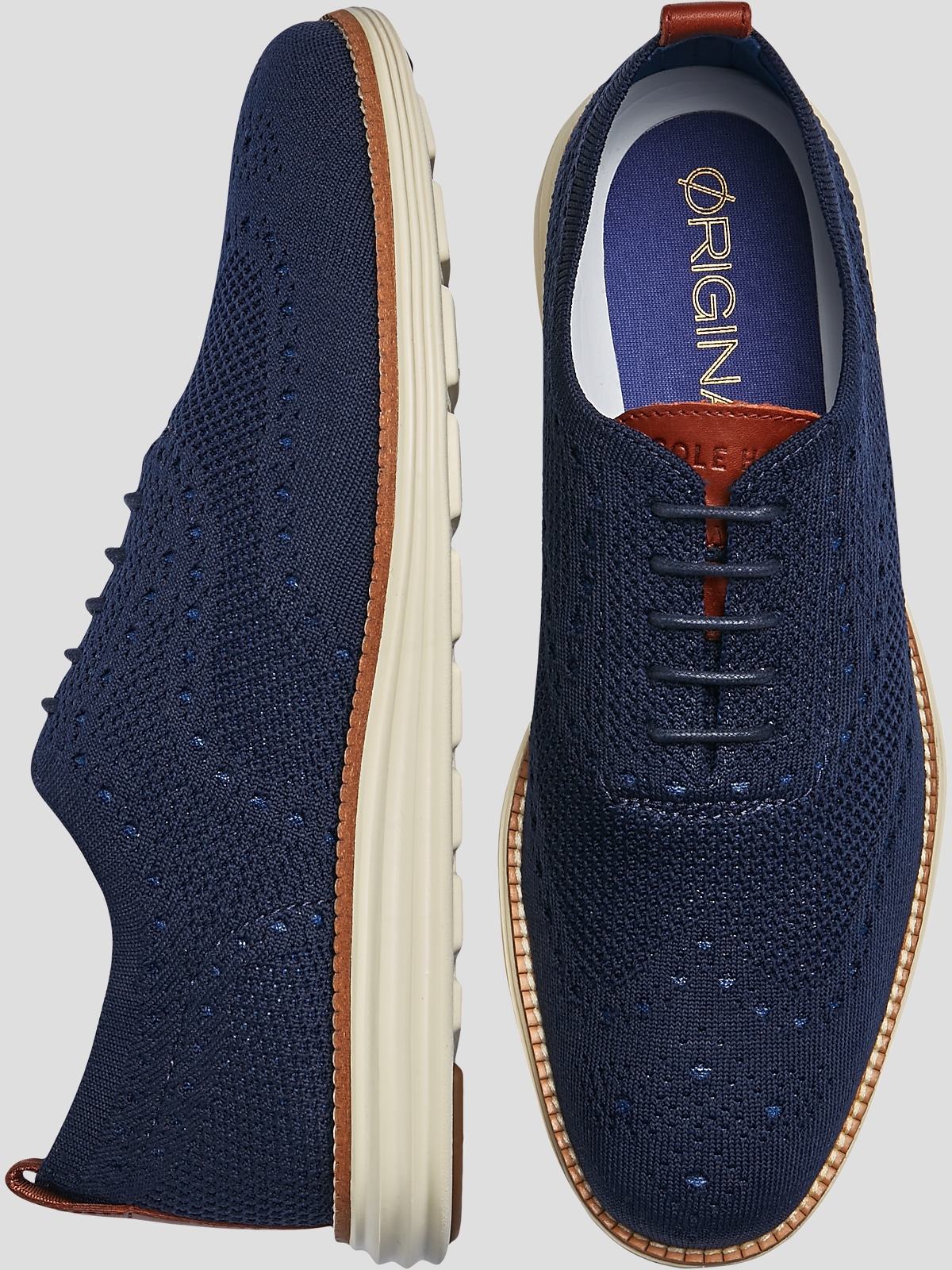 Cole Haan Grand Stitchlite Wingtip Casual Oxfords Casual Shoes Men s Wearhouse