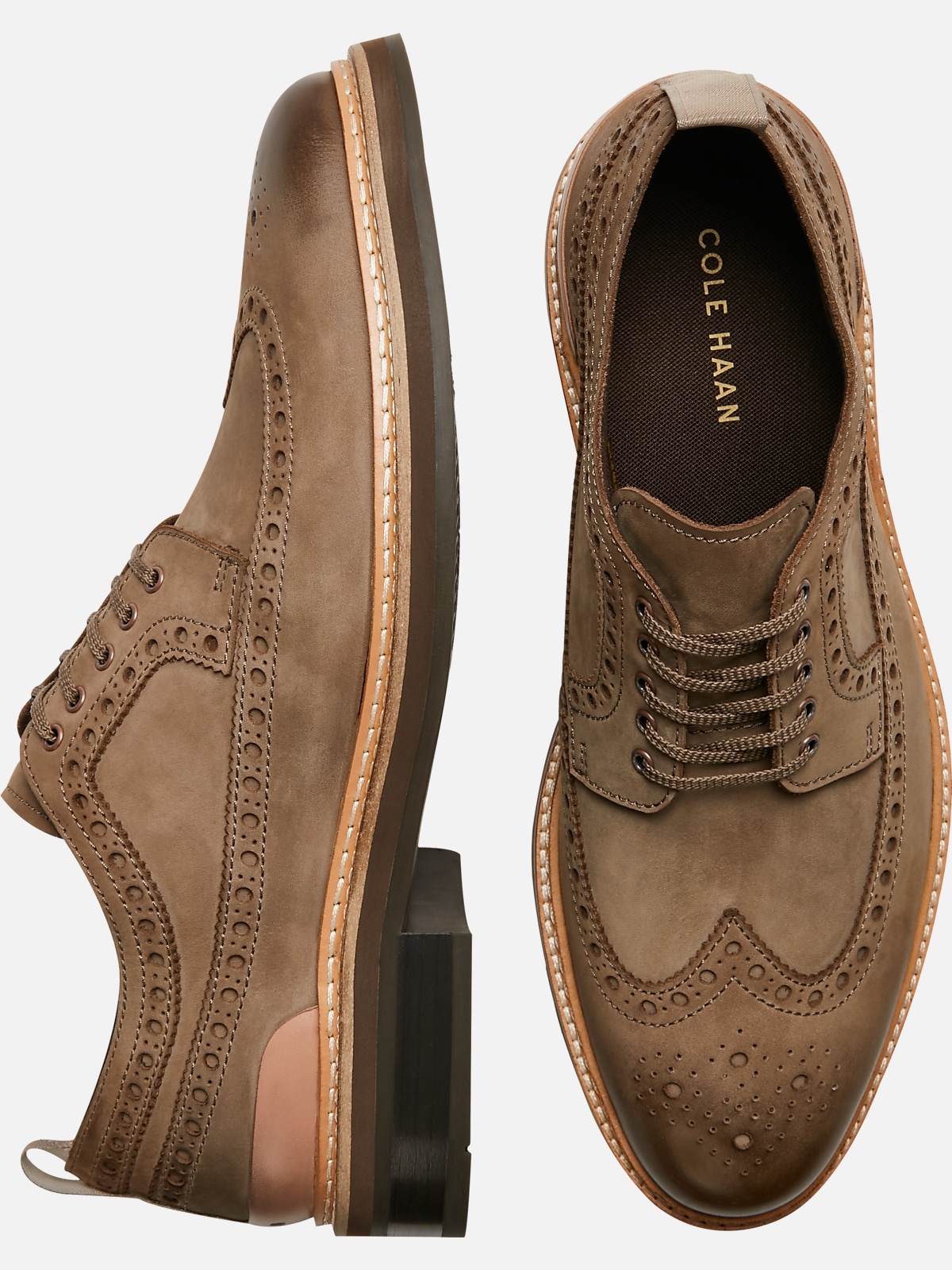 Cole Haan Davidson Grand Longwing Oxfords | All Sale| Men's Wearhouse