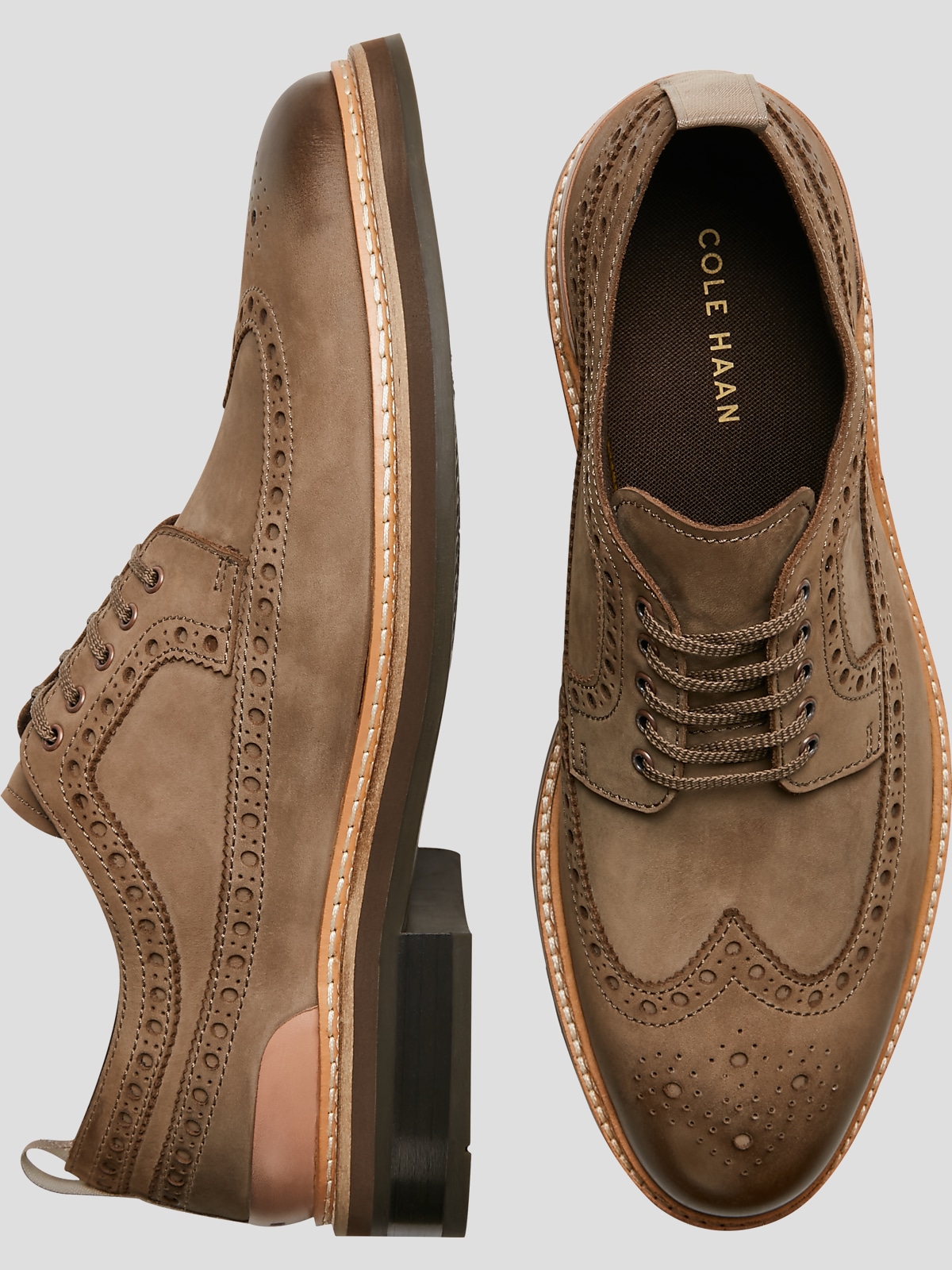 Cole Haan Davidson Grand Longwing Oxfords | All Sale| Men's Wearhouse