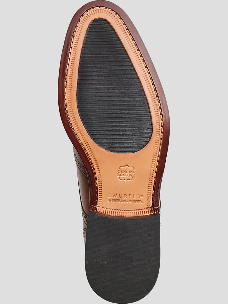 Johnston and murphy top mens wingtip shoes