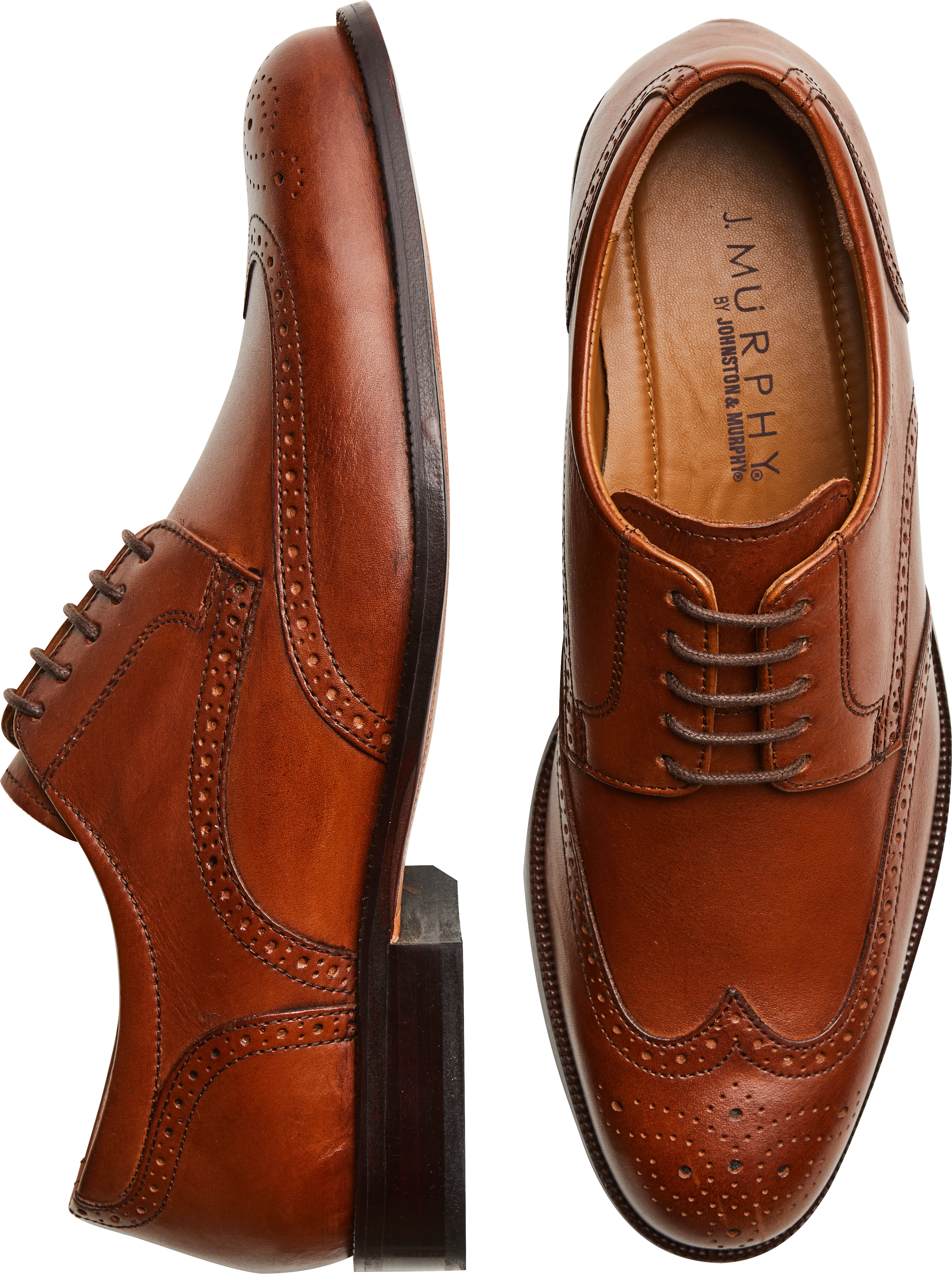 Johnston and murphy store leather shoes