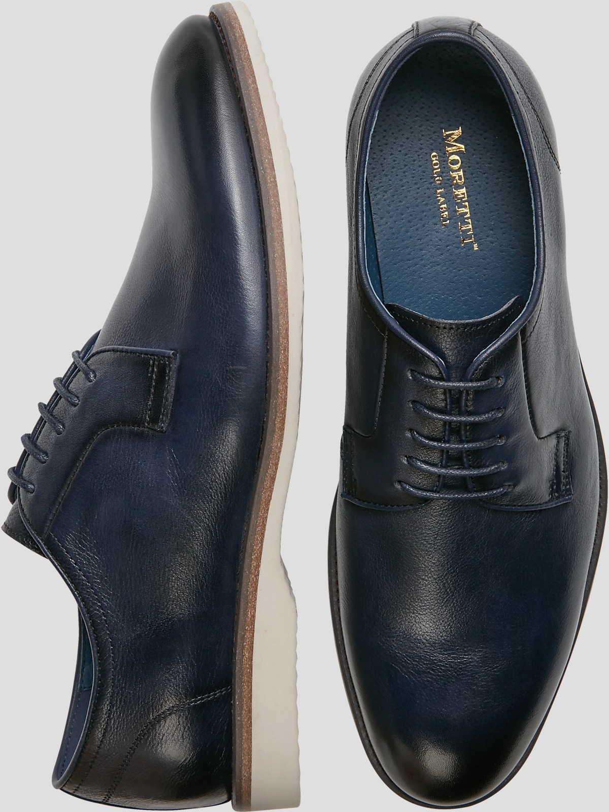 Moretti Lazaro Plain Toe Oxfords Casual Shoes Men s Wearhouse