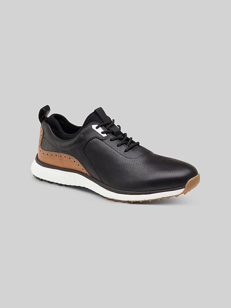 Johnston & Murphy XC4 H-1 Luxe Hybrid Golf Sneakers, Black - Size
