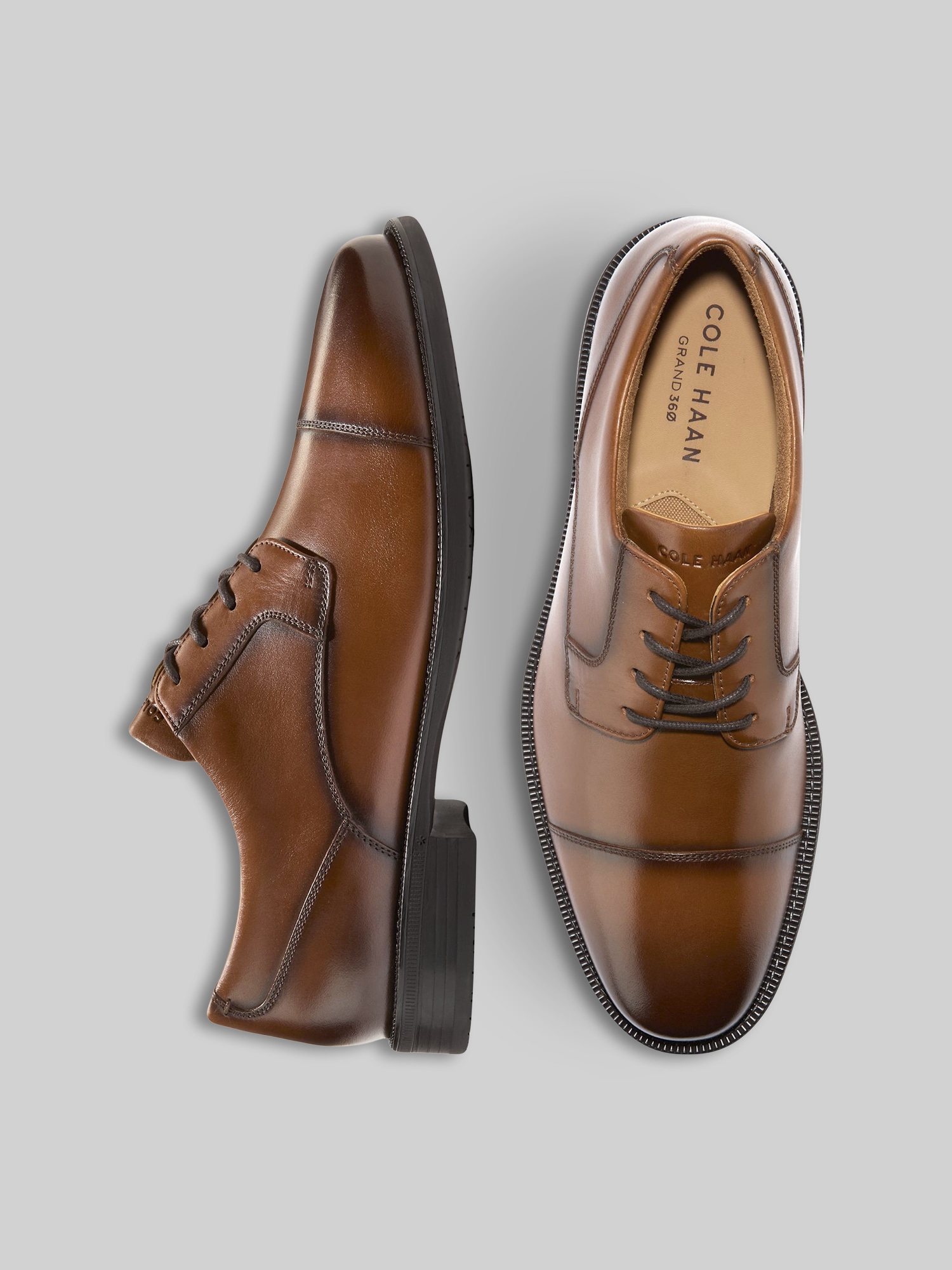 Bedford Leather Cap Toe Oxfords