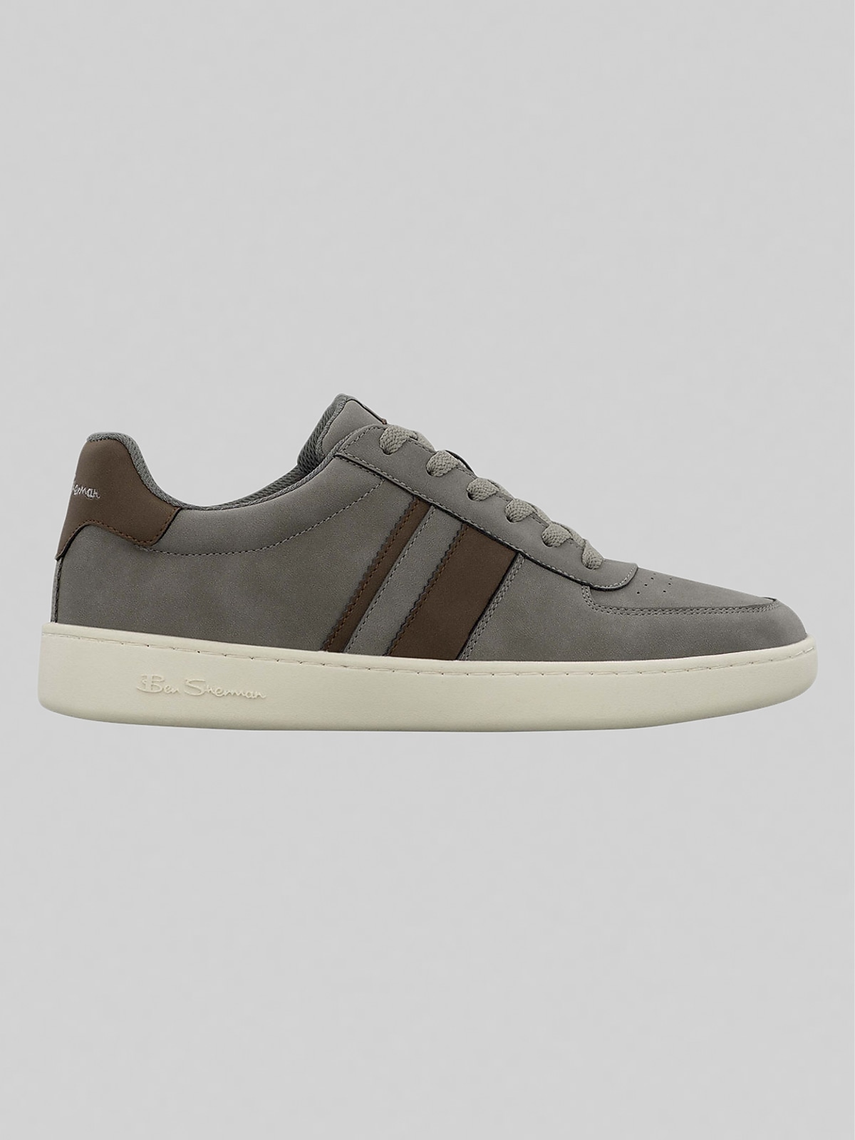 Ben Sherman Hyde Sneakers, Warm Grey - Gray | Athletic  display picture 2