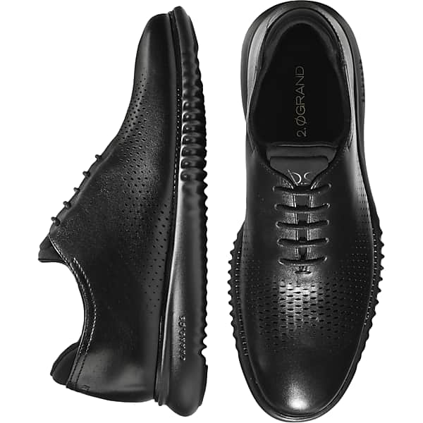 Cole Haan Men's Zerogrand Wingtip Oxford Dress Sneakers Black - Size: 12 D-Width TMW422U20402