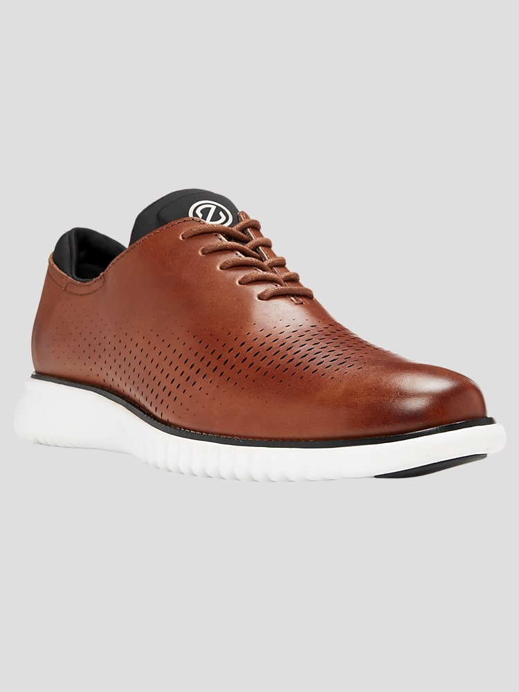Cole Haan Zerogrand Wingtip Oxford Dress Sneakers, Tan | Dress