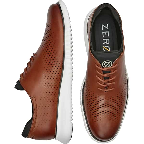 Cole Haan Men's Zerogrand Wingtip Oxford Dress Sneakers Tan - Size: 11 1/2 D-Width TMW422U15405