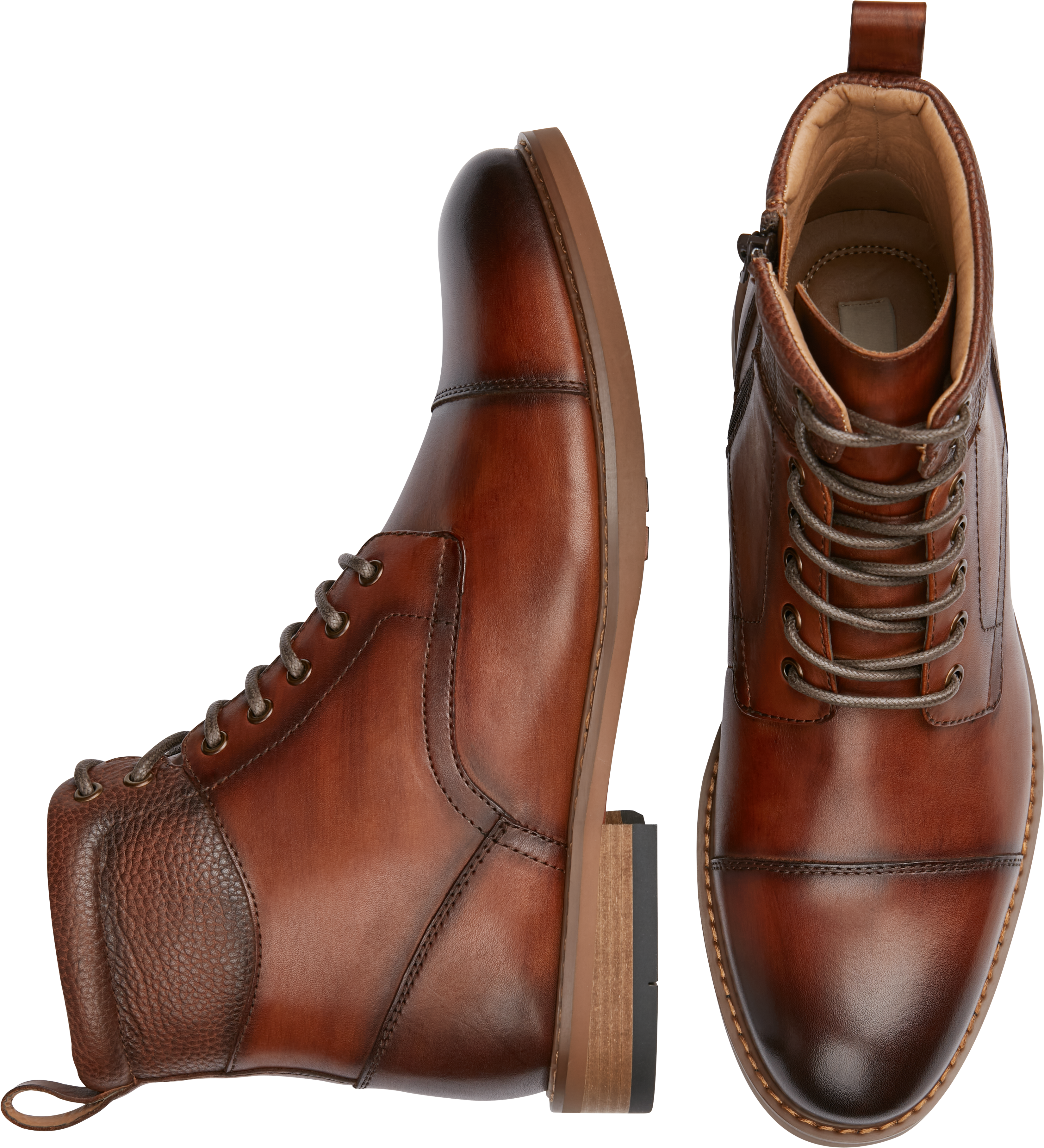 Cognac Boots Men s Wearhouse