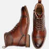 Joseph Abboud Cap Toe Inside Zipper Ankle Boots