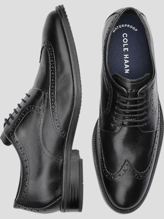 Cole haan mens black dress shoes discount