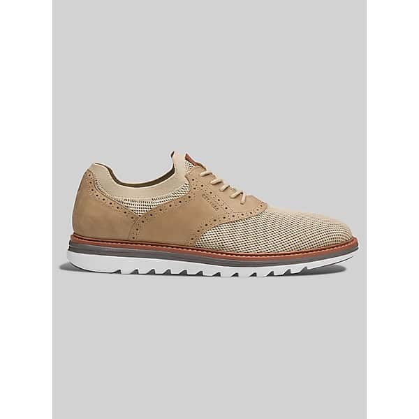 Johnston & Murphy Men's Braxton Plain Toe Oxfords Taupe - Size: 8 D-Width