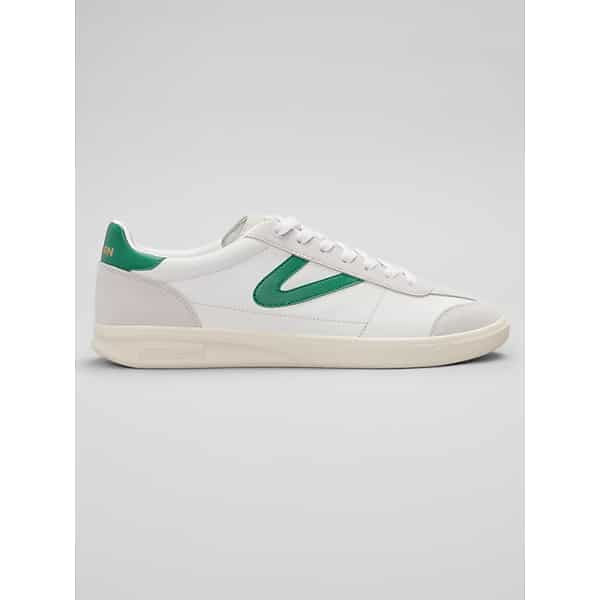 Tretorn Men's Skylar T-Toe Sneaker White/Green - Size: 8 D-Width