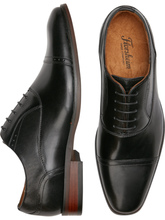  Men's Dress Shoes, Men's Wedding Shoes, Men's Pointed Toe  Front Lace Up Low Top Rubber Sole Office Dress Shoes (Color : Black, Size :  6)