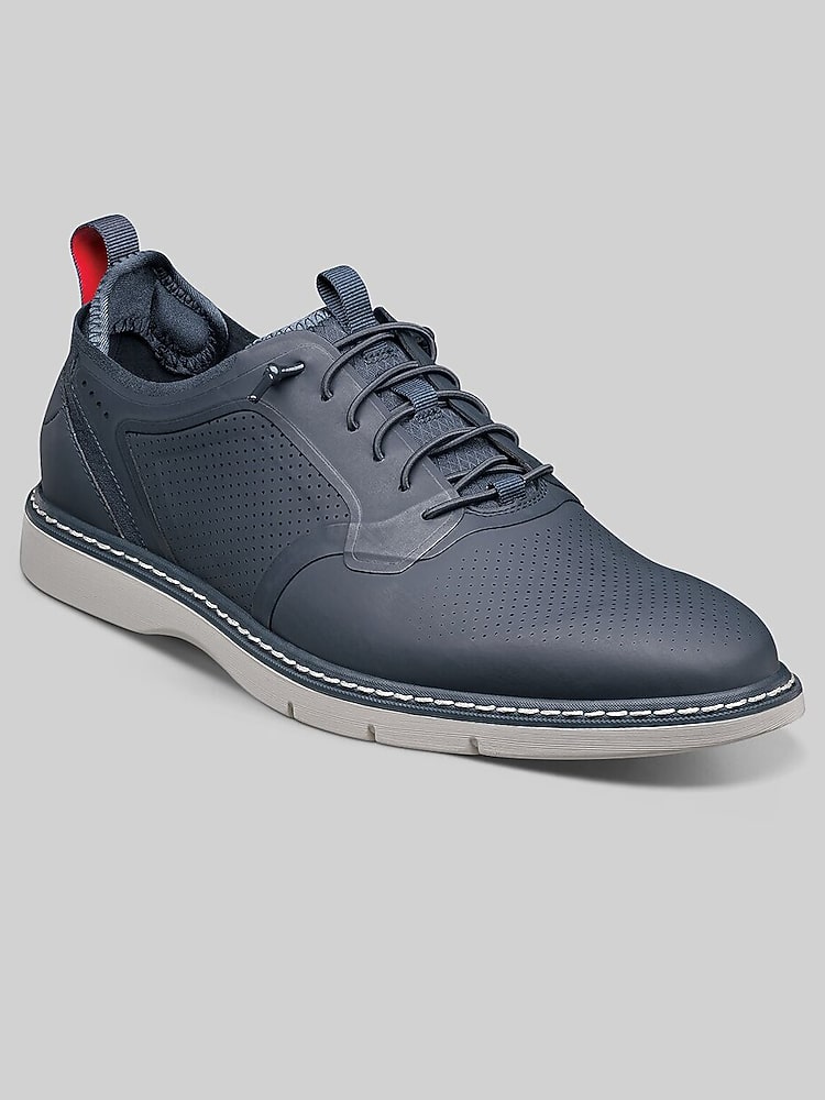 Stacy Adams Synchro Leather Oxford Dress Sneakers, Navy - Blue | Casual  Shoes | Men's Wearhouse