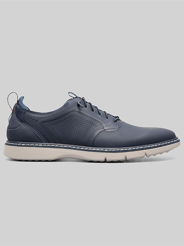 Synchro Leather Oxford Dress Sneakers | Navy - Size: 15 D