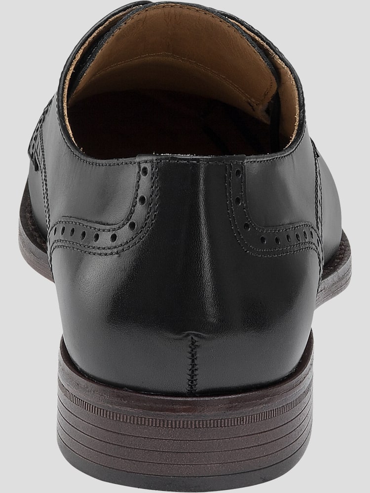 Johnston & Murphy Lewis Leather Cap Toe Lace-Up Dress Shoe