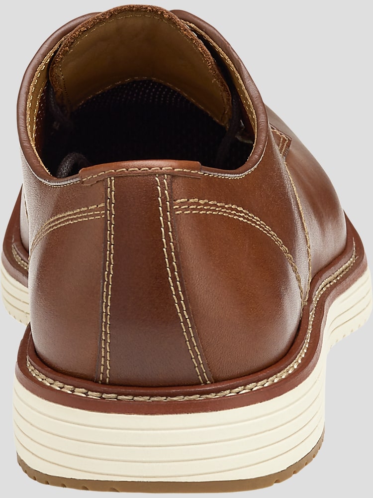Johnston & Murphy Upton Leather Plain Toe Lace-Up Oxford