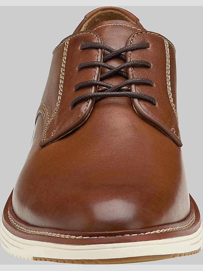 Johnston &Amp; Murphy Upton Leather Plain Toe Lace-Up Oxford