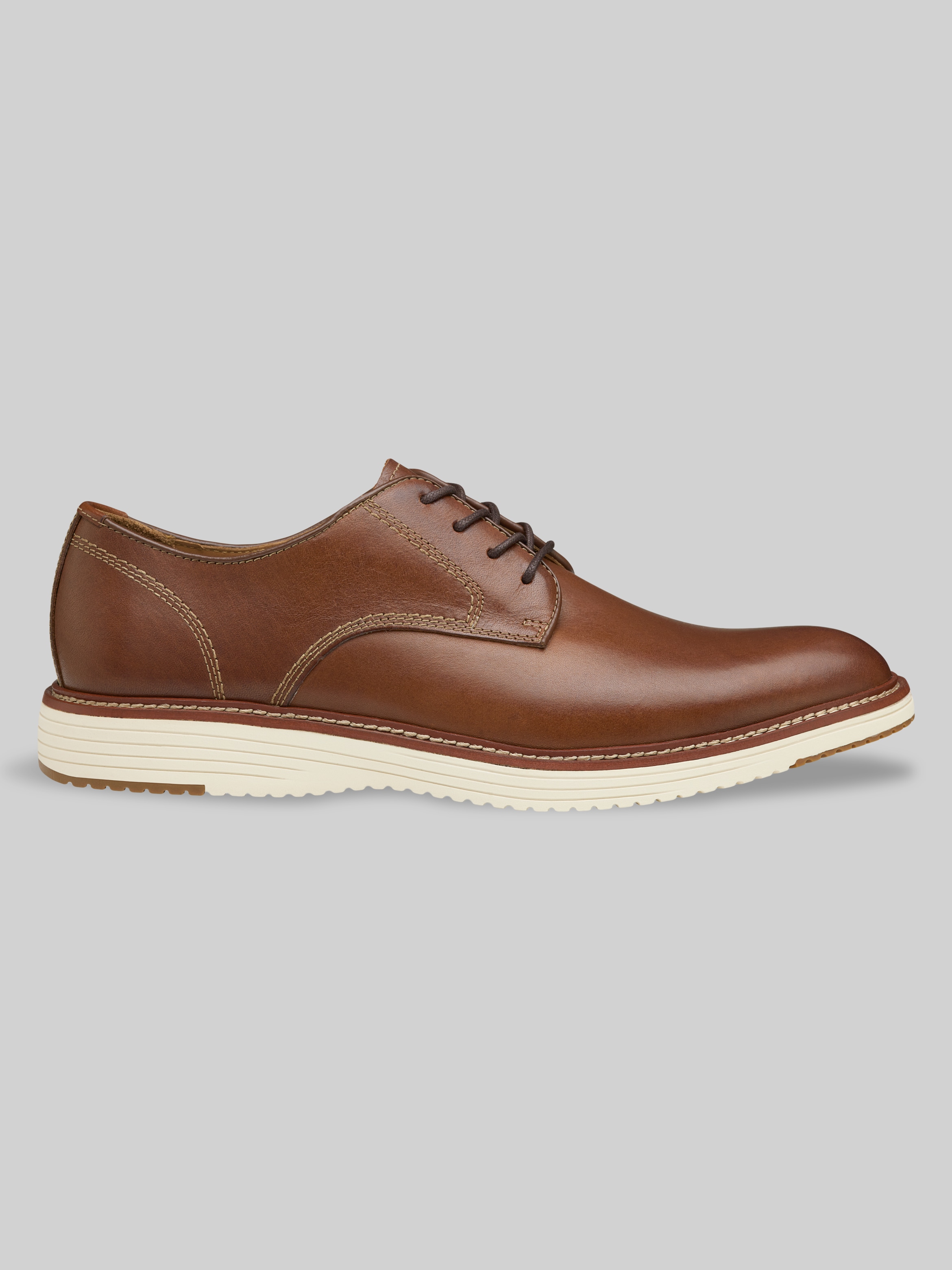 Upton Leather Plain Toe Lace-Up Oxford