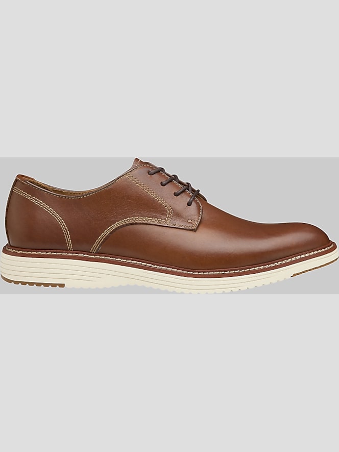 Johnston &Amp; Murphy Upton Leather Plain Toe Lace-Up Oxford