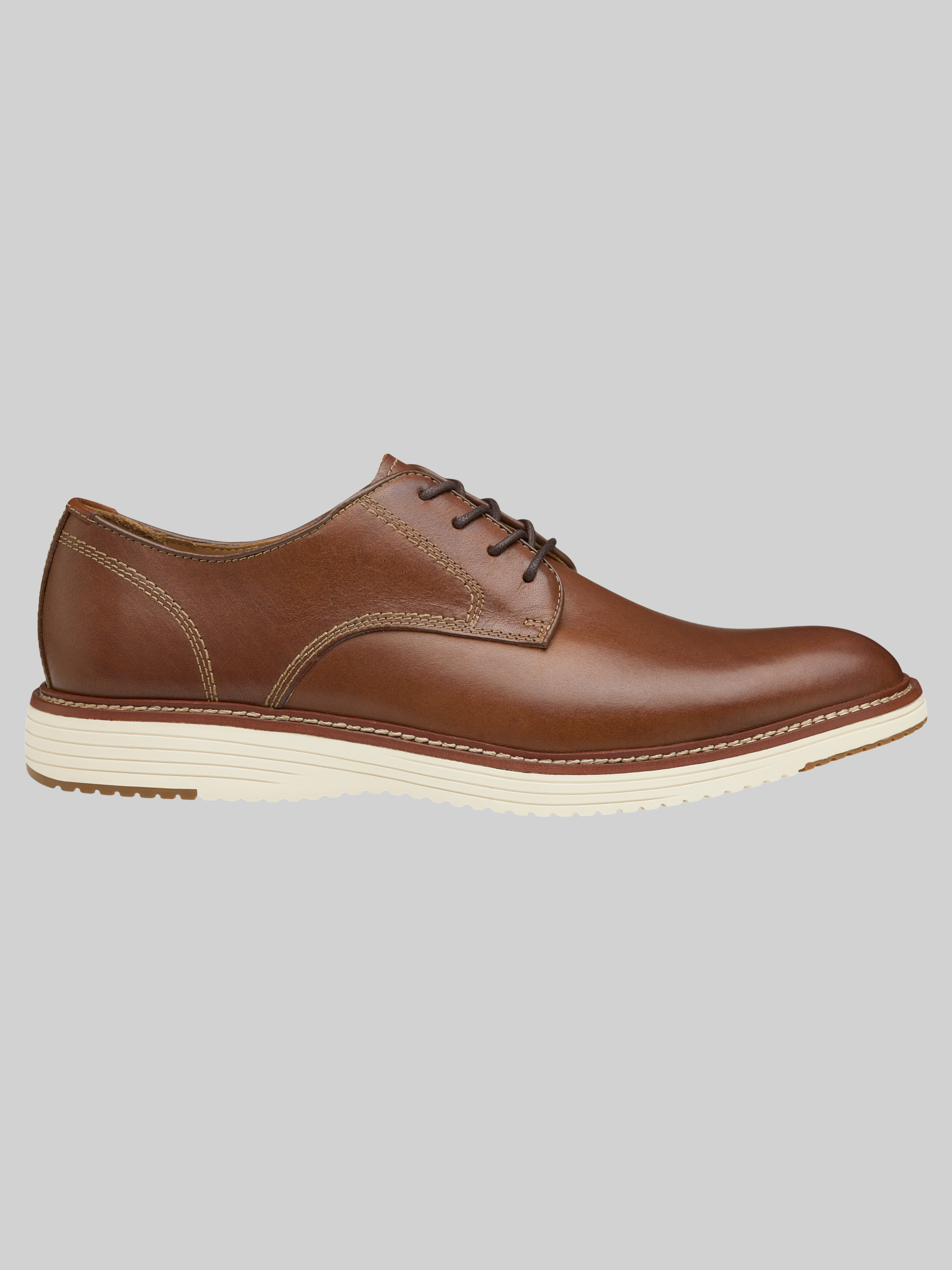 Upton Leather Plain Toe Lace-Up Oxford