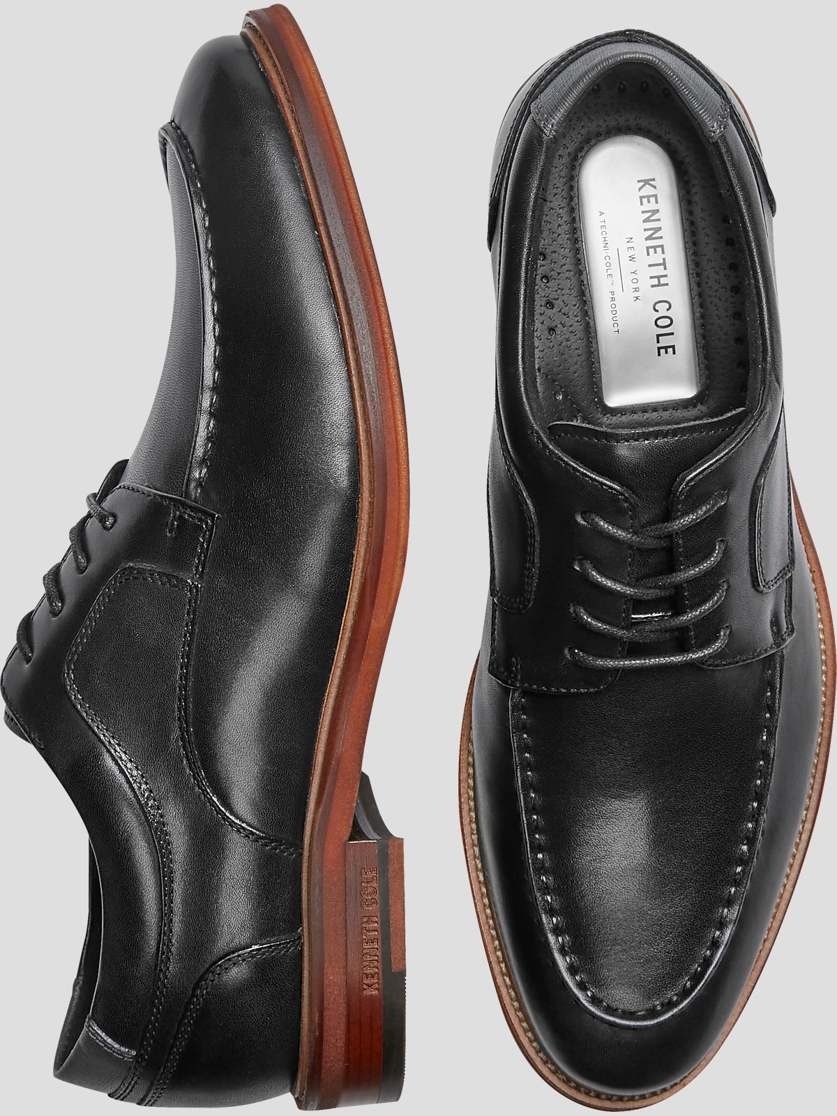 Kenneth Cole New York Marc Moc Toe Oxfords Dress Shoes Men s