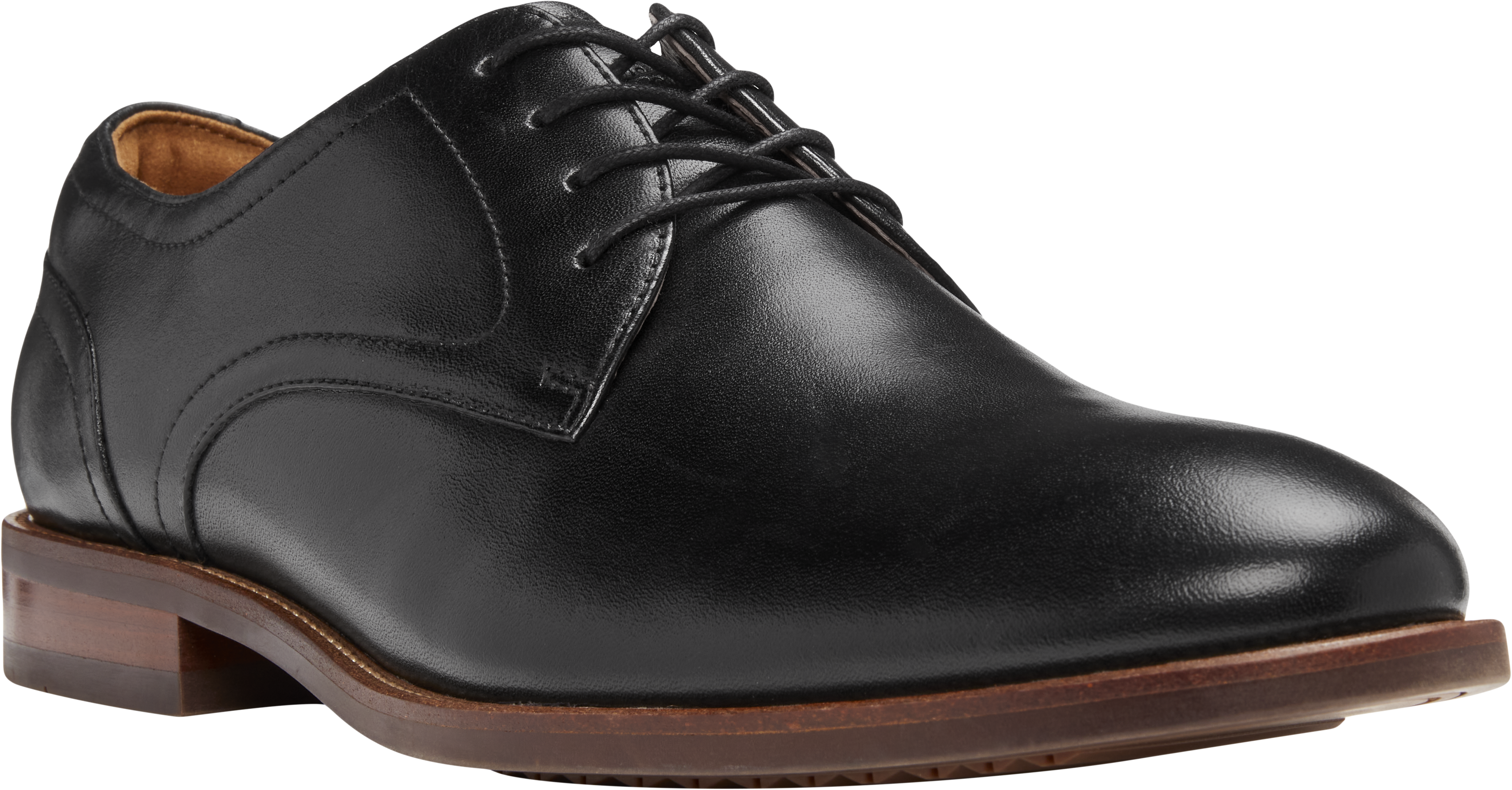 Florsheim Remi Leather Plain Toe Lace-Up Oxfords, Black | Dress Shoes |  Men's Wearhouse