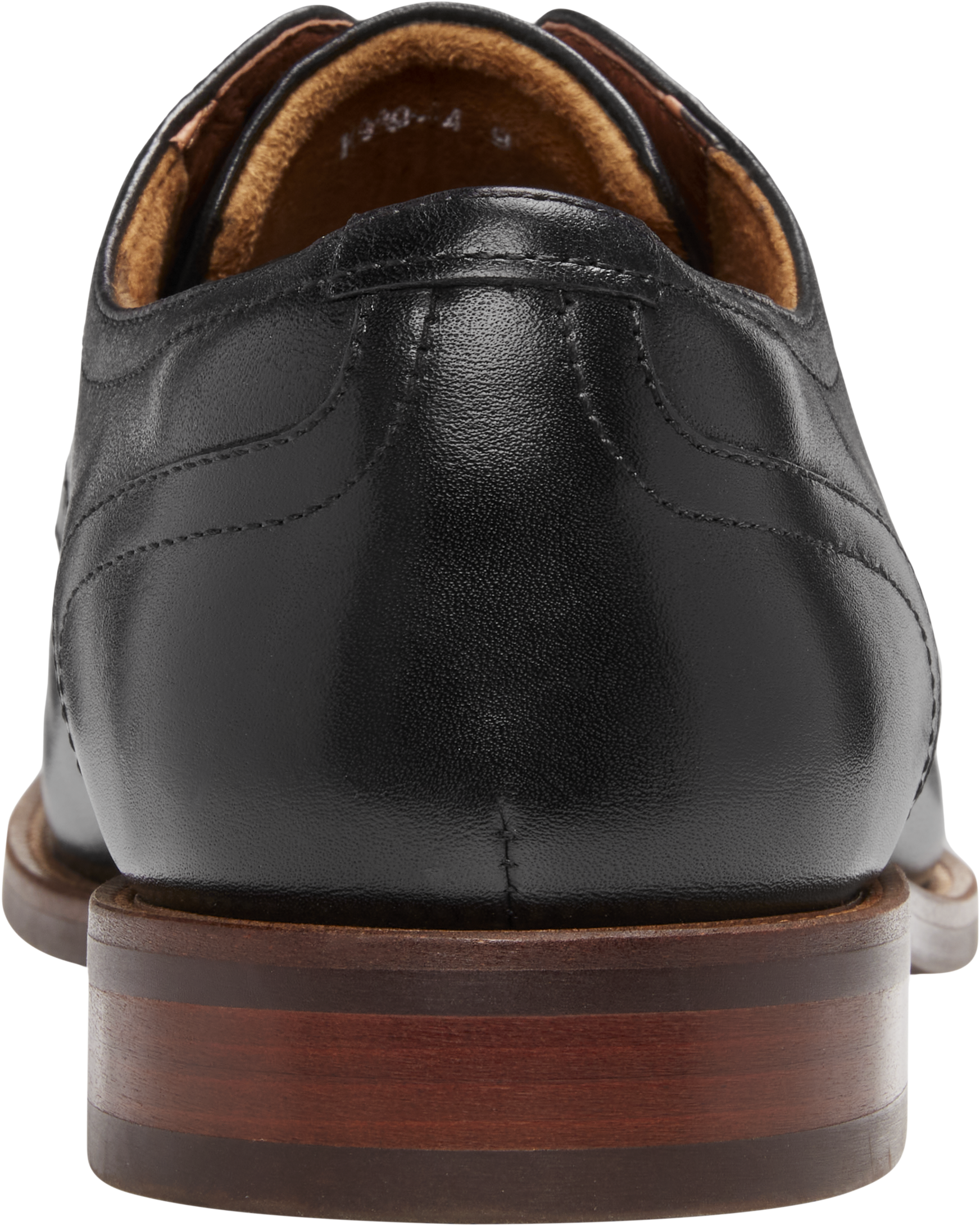 Remi Leather Plain Toe Lace-Up Oxfords