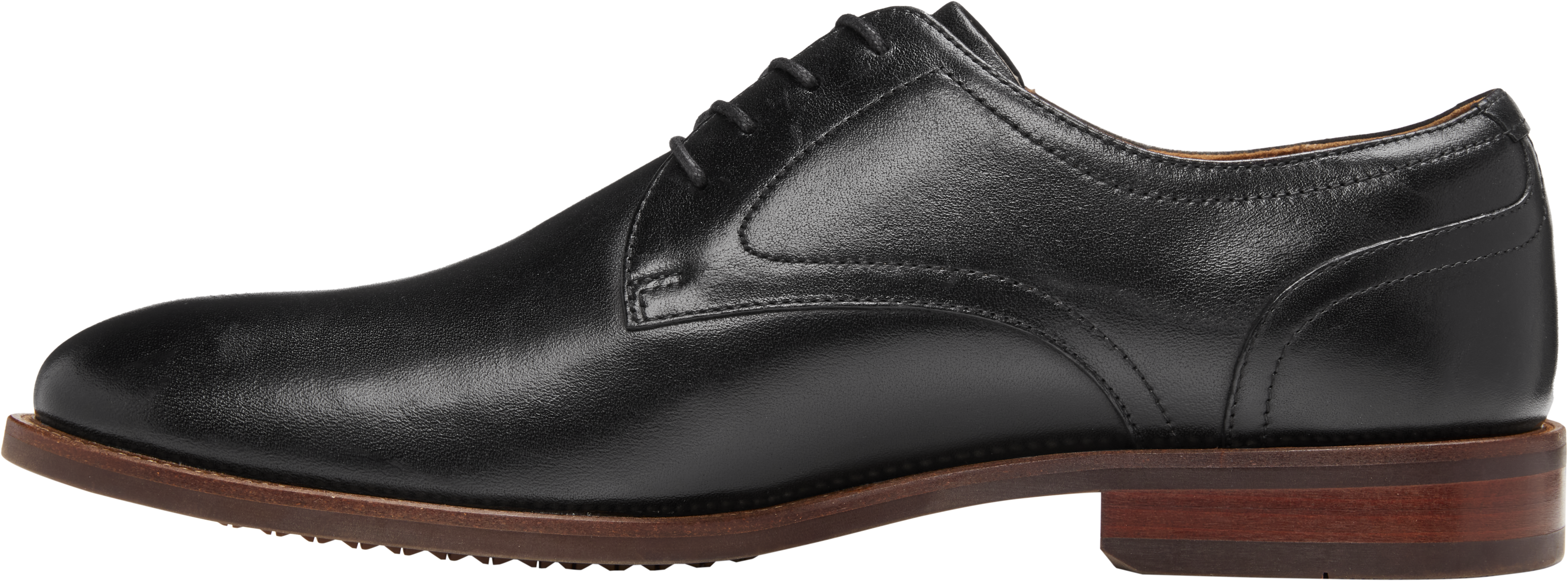 Remi Leather Plain Toe Lace-Up Oxfords
