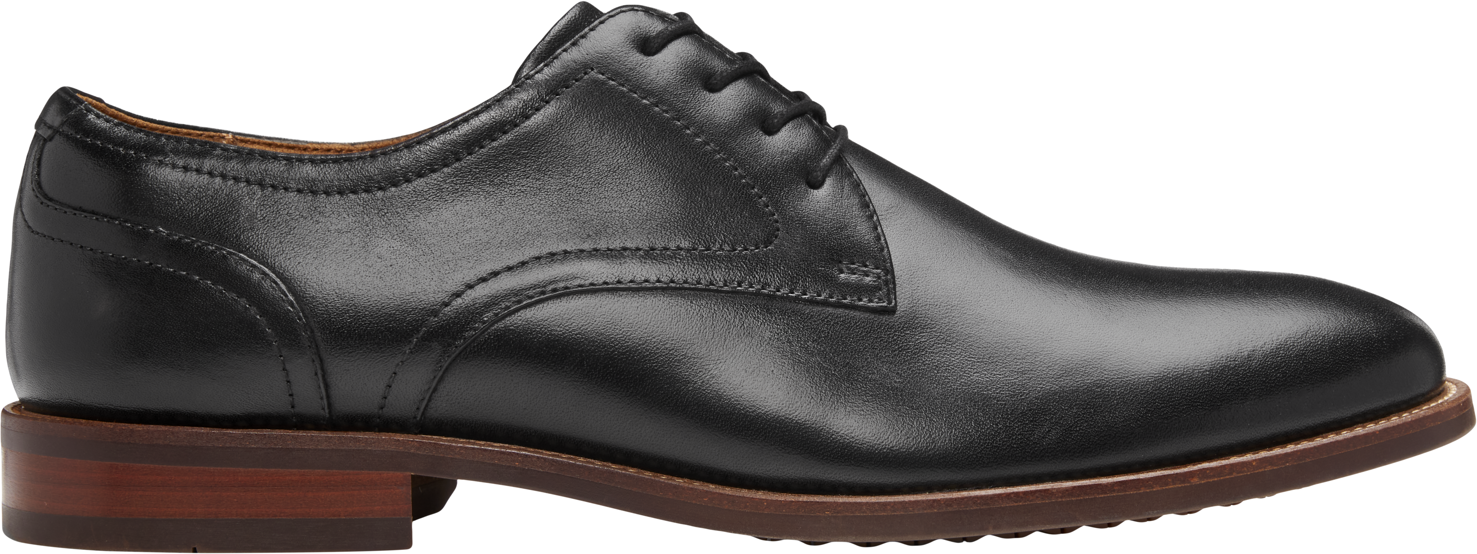 Remi Leather Plain Toe Lace-Up Oxfords