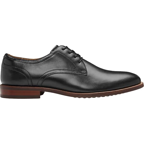 Florsheim Men's Remi Leather Plain Toe Lace-Up Oxfords Black - Size: 9.5 EEE-Width