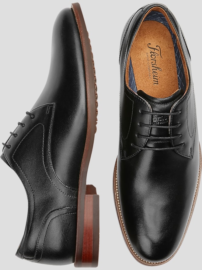 Florsheim Remi Leather Plain Toe Lace-Up Oxfords