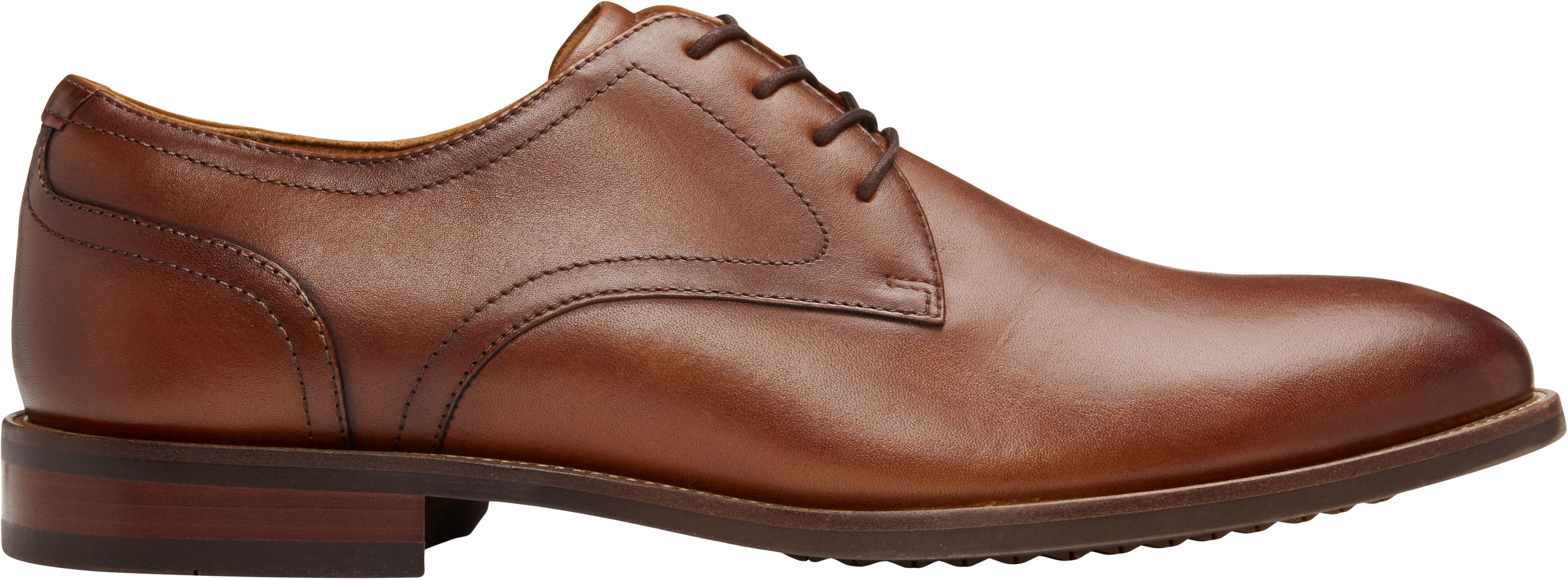 Remi Leather Plain Toe Lace-Up Oxfords
