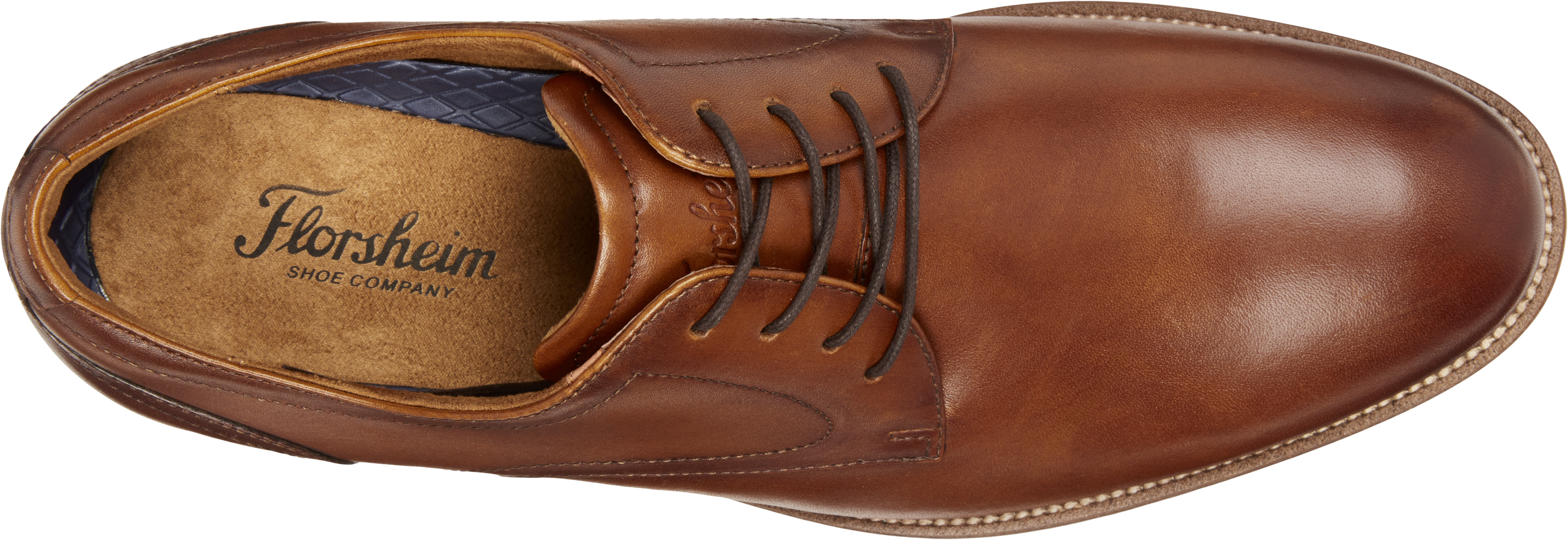 Remi Leather Plain Toe Lace-Up Oxfords