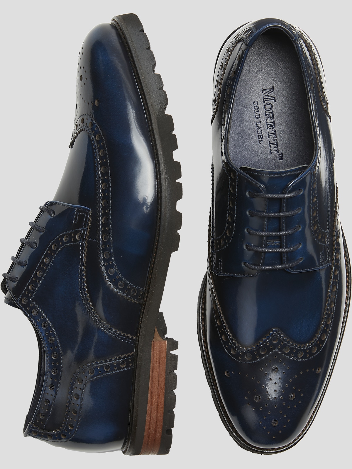 Moretti Odessa Wingtip Oxfords Dress Shoes Men's Wearhouse