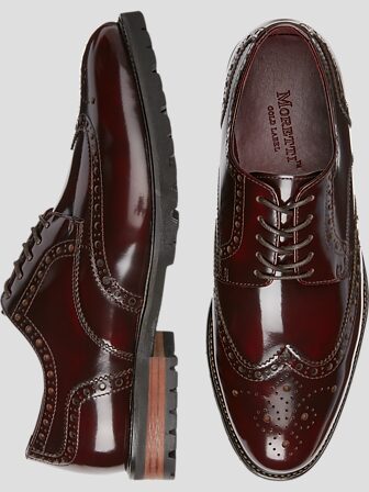 Men's wearhouse burgundy shoes outlet