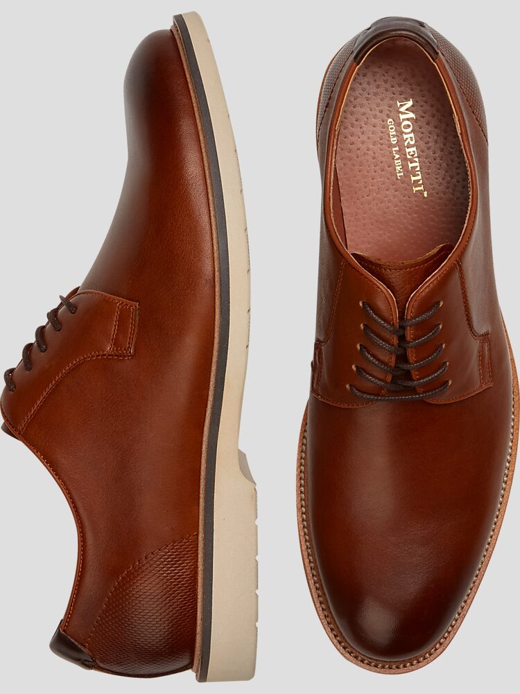 Casual leather oxford shoes sales