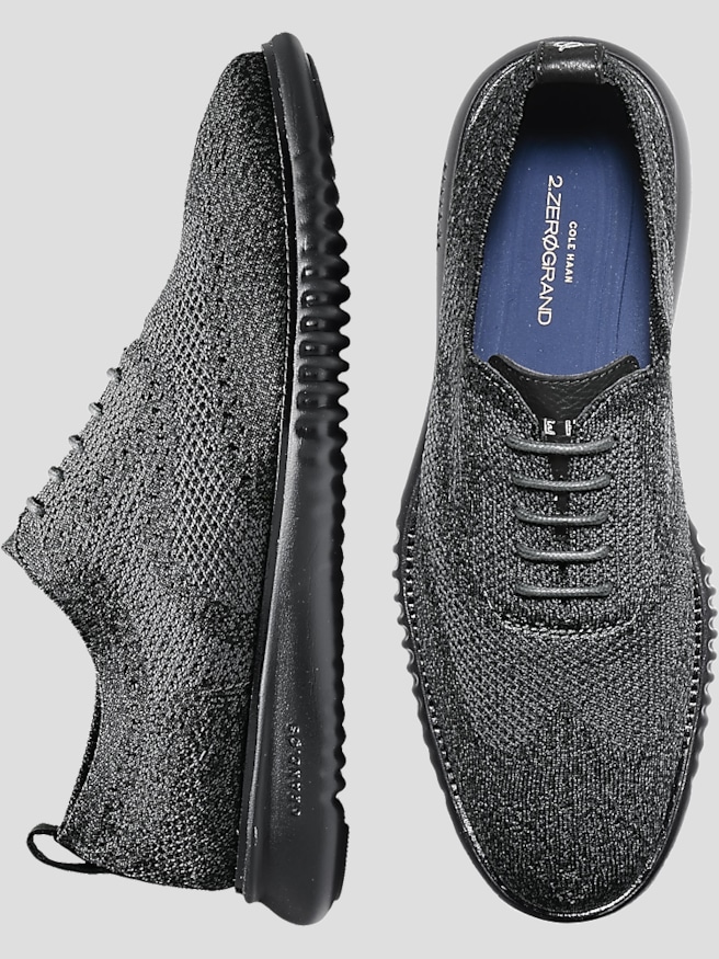 Cole Haan Men's 2.ZeroGrand Stitchlite Wingtip Oxfords , Black