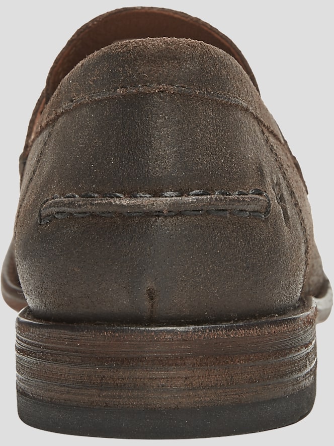 Frye Tyler Suede Moc Toe Penny Loafers