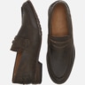 Frye Tyler Suede Moc Toe Penny Loafers