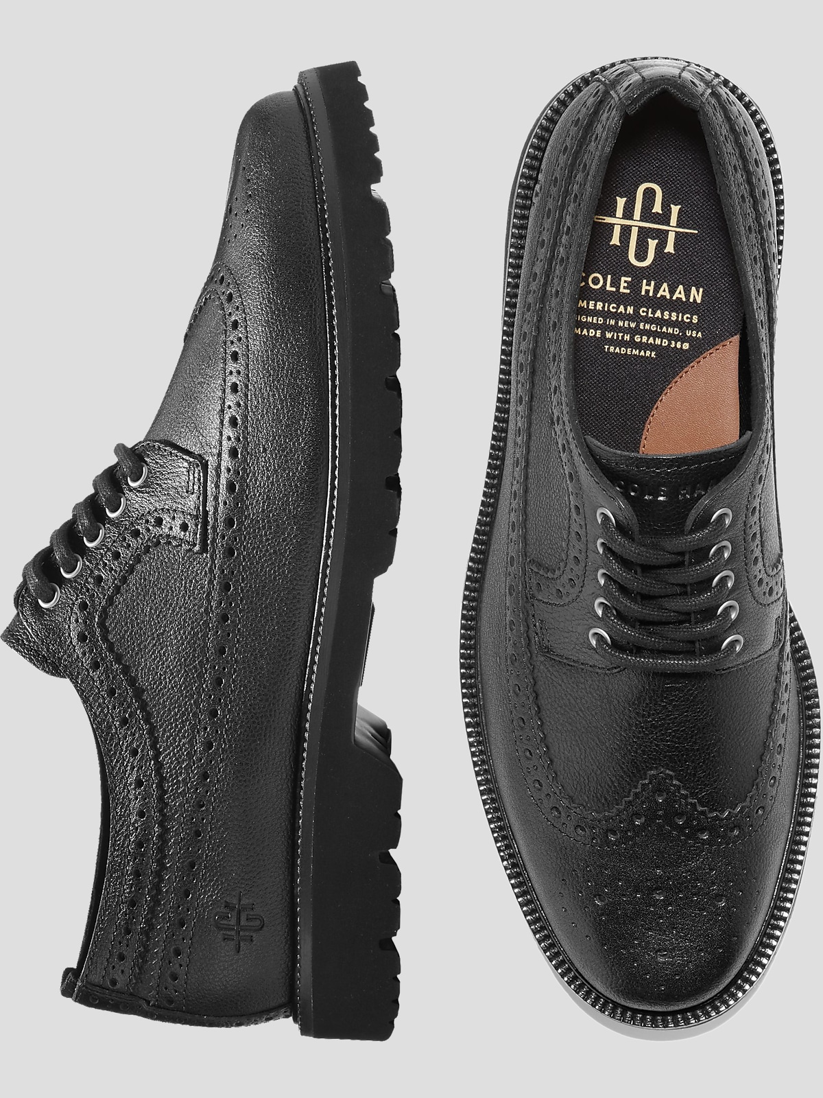 Cole Haan American Classics Longwing Oxfords Casual Shoes Men s