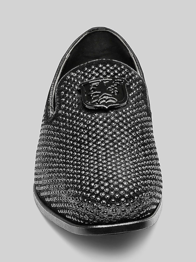 Stacy Adams Swagger Studded Ornament Formal Smoking Loafers