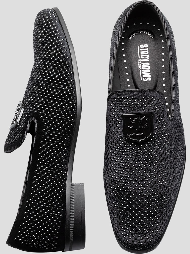 Stacy Adams Swagger Studded Ornament Formal Loafers Dress Shoes Men s Wearhouse