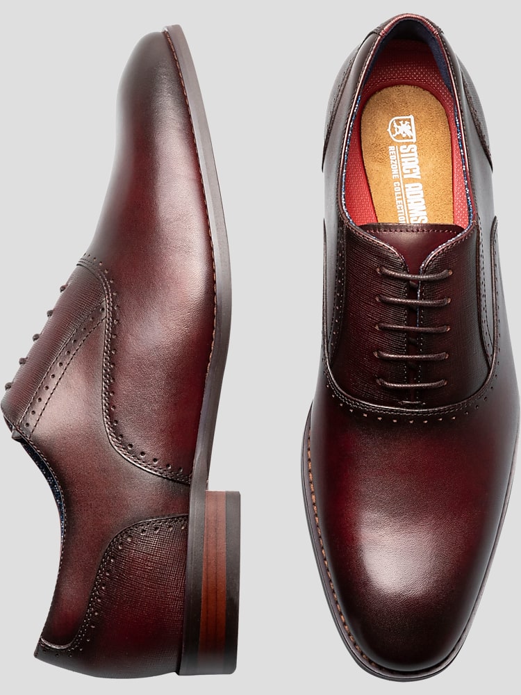 Stacy Adams Kalvin Plain Toe Lace Up Dress Shoe Dress Shoes Men s Wearhouse