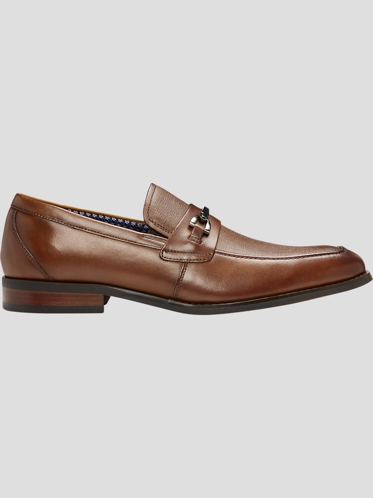 Stacy Adams Kaylor Leather Moc Toe Loafers, Cognac - Tan  display picture 2
