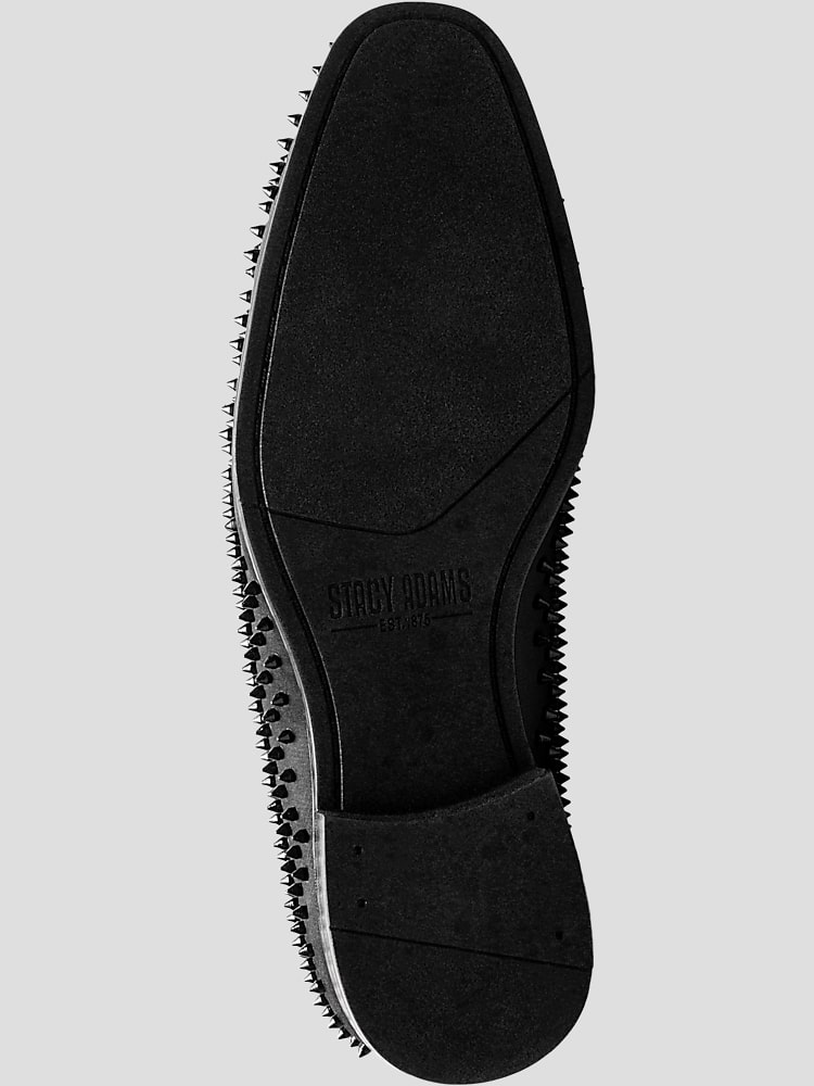 Spiked loafers on sale