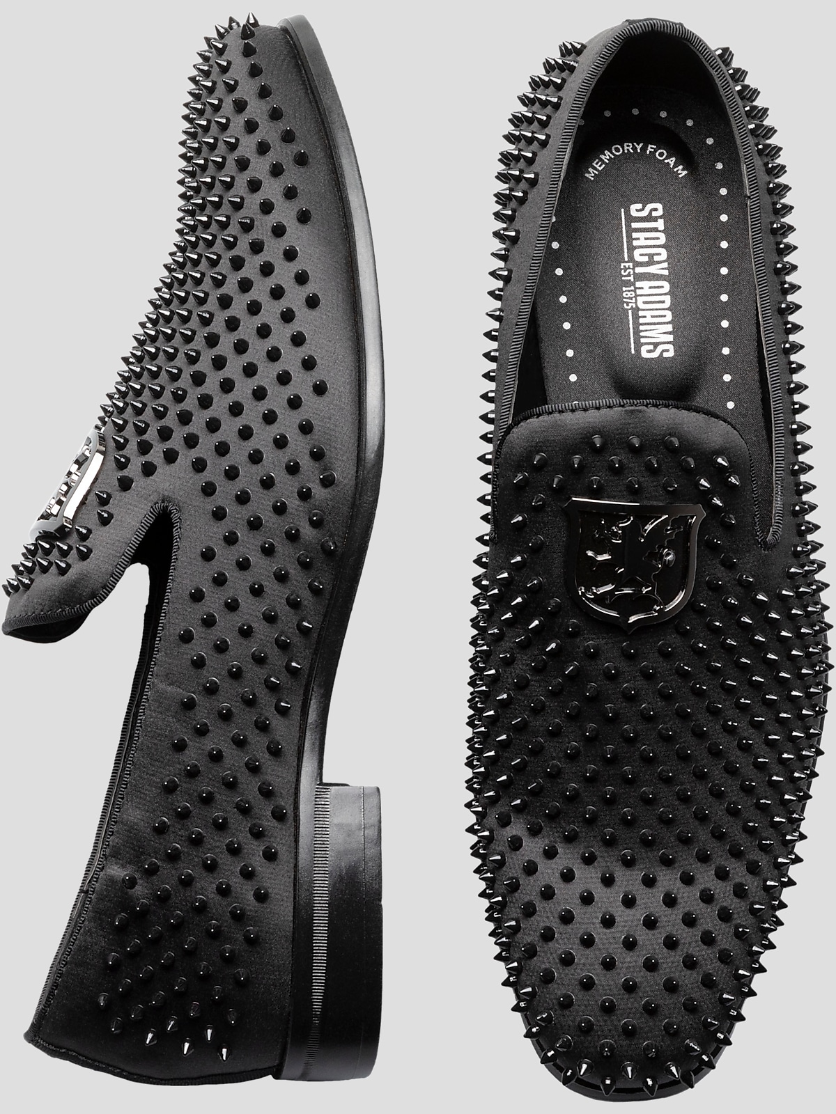 Stacy Adams Sabre Spiked Formal Loafers Dress Shoes Men s Wearhouse